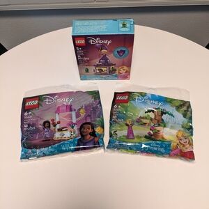 Lot of 3 NISB LEGO Disney Sets - 30661, 30671, and 43214